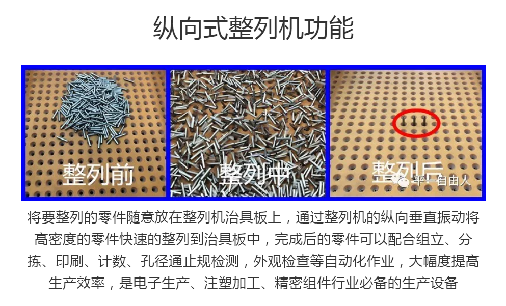 小零件整列排列