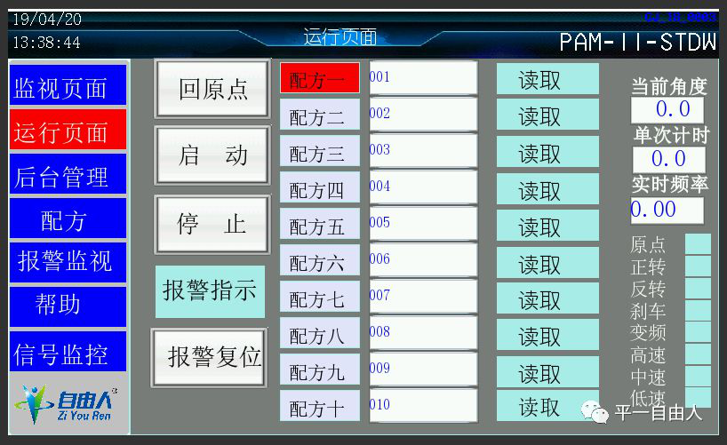 純中文操作屏幕