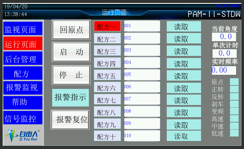 自由人排列機(jī)屏幕