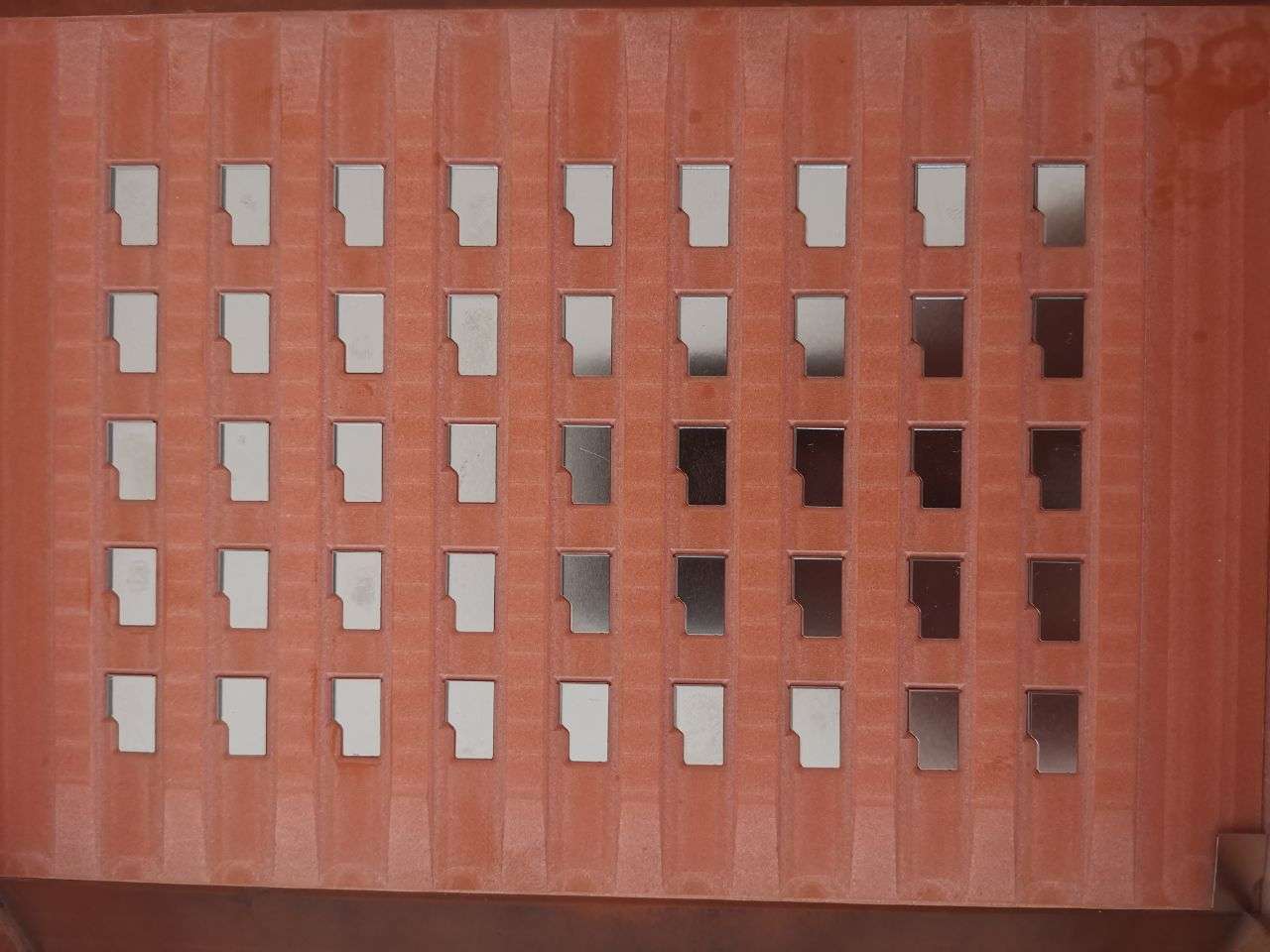 彈片排列機(jī)效果